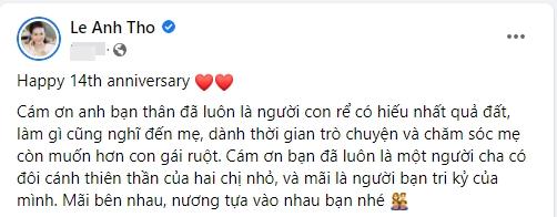 Bà xã hiếm hoi nói về mối quan hệ giữa Bình Minh và mẹ vợ-1