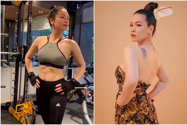 Nhật Kim Anh lộ vòng 2 lùm lùm, mang bầu hay bé mỡ?-11