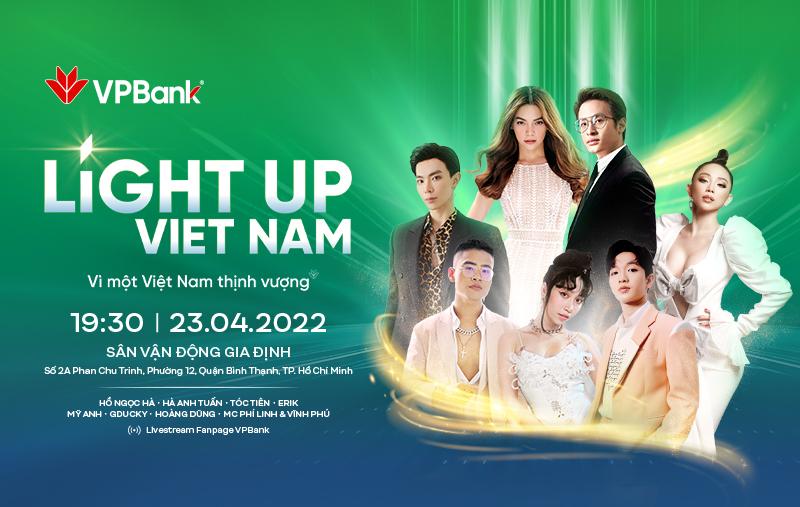 In April, the top VPop stars attended the Light Up Vietnam concert-1