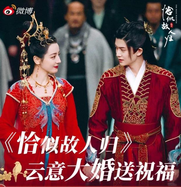 Địch Lệ Nhiệt Ba quấn cả mớ sương sa hạt lựu lên đầu vẫn đẹp-1