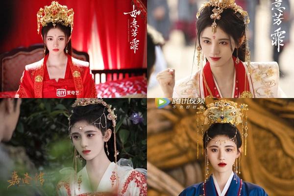 Địch Lệ Nhiệt Ba quấn cả mớ sương sa hạt lựu lên đầu vẫn đẹp-2