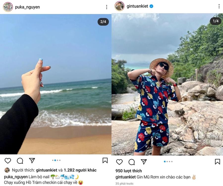 Puka và Gin Tuấn Kiệt công khai dắt nhau đi du lịch?-1