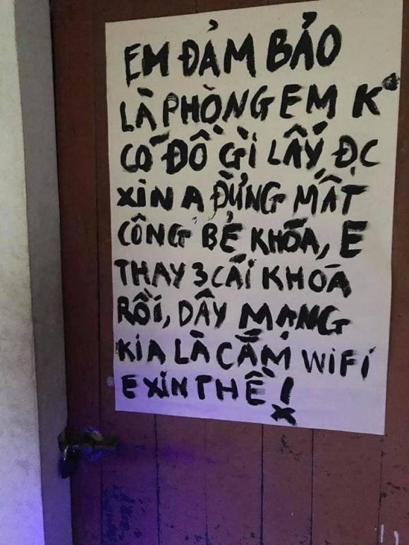 Nam sinh thuê trọ 3 lần bị bẻ khóa, để lại lời nhắn vừa thương vừa hài-2