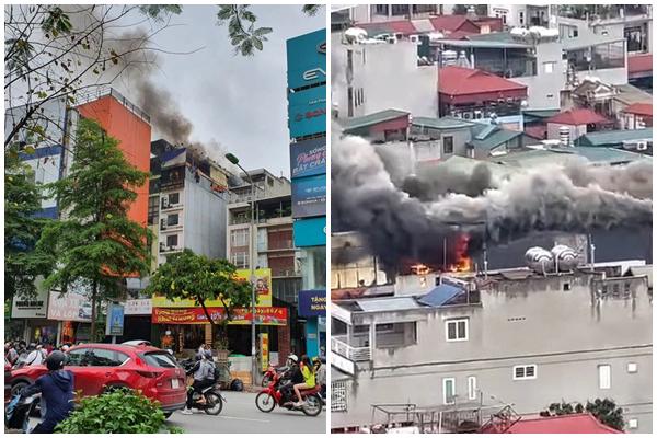 Fire of an 8-storey house in the center of Hanoi, many people fled