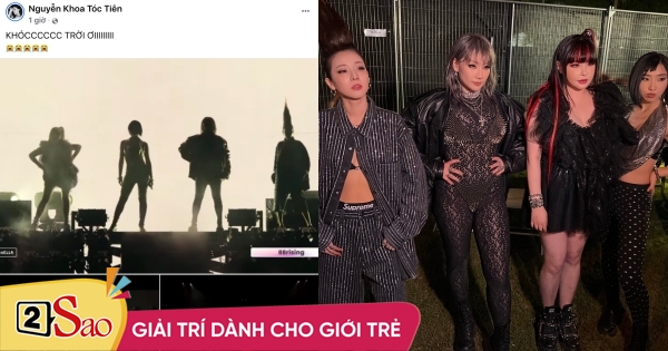 Toc Tien cried when 2NE1 unexpectedly reunited at Coachella Music Festival