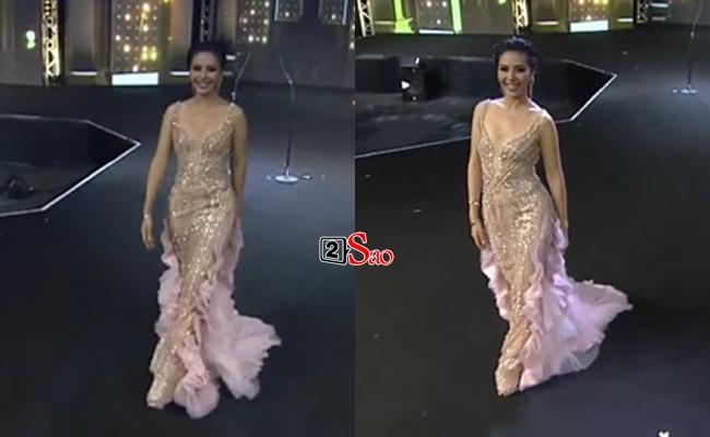 Một người đẹp đạo trắng trợn đầm Miss World của Đỗ Thị Hà-2