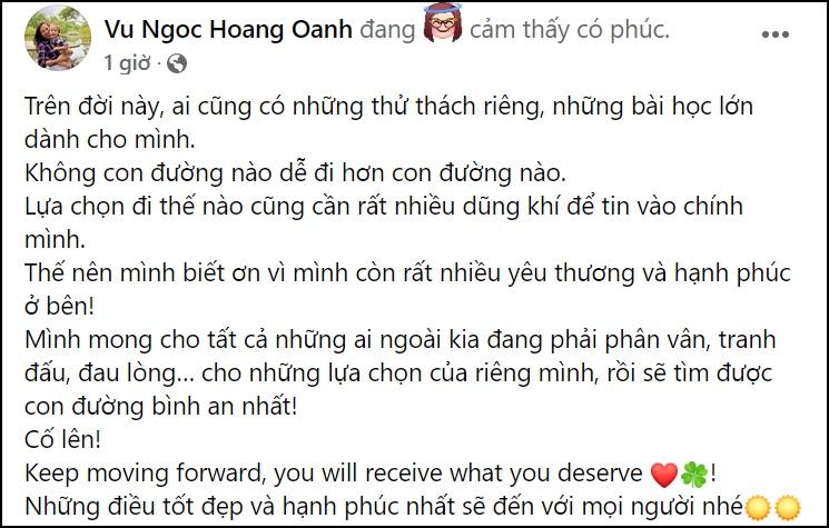 Lời đáy lòng Hoàng Oanh sau xác nhận ly hôn chồng Tây-3