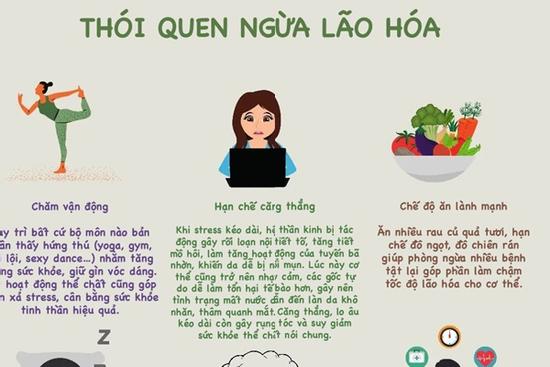 6 thói quen 'chống già' không tốn tiền mỹ phẩm