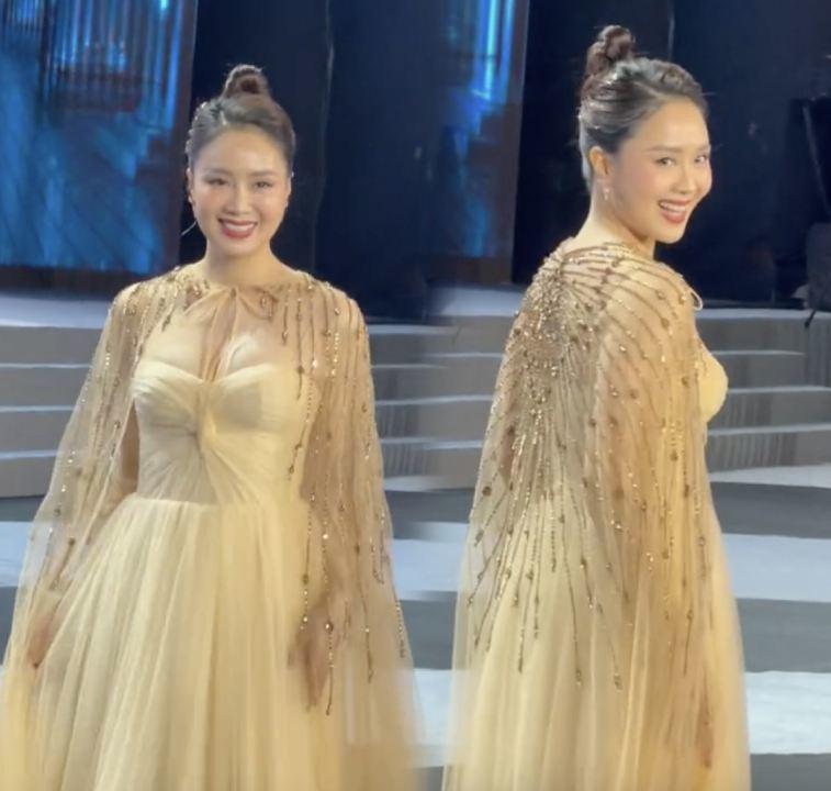 Hồng Diễm catwalk đụng hàng á hậu: U40 có hơn Tường San 21?-2