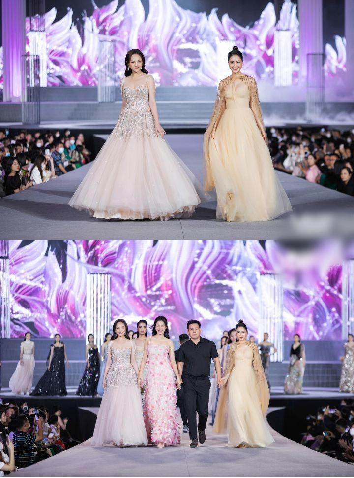 Hồng Diễm catwalk đụng hàng á hậu: U40 có hơn Tường San 21?-1