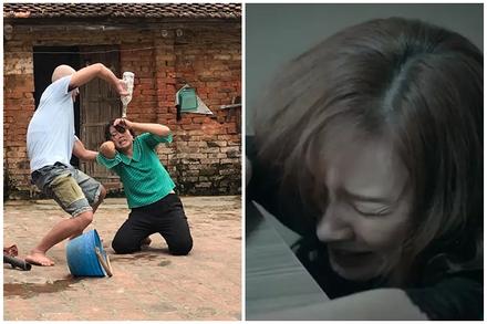 Sợ hãi những cảnh 'bạo hành' phim Việt: từ chồng đánh vợ đến bố tát con