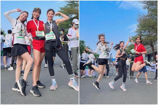 Nhã Phương che body kín mít lại lộ đôi chân khẳng khiu hằn cơ bắp