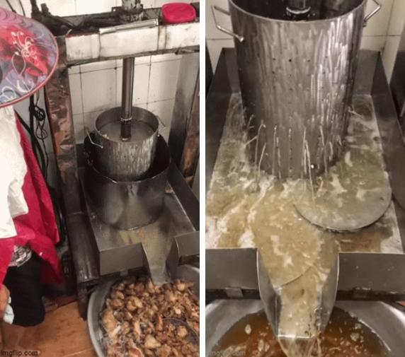 Quá trình ép tóp mỡ có 1 chi tiết đặc biệt vừa thích thú vừa tò mò-1