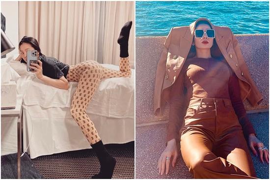 Màn khoe bàn tọa âm điểm thanh lịch của Lệ Quyên