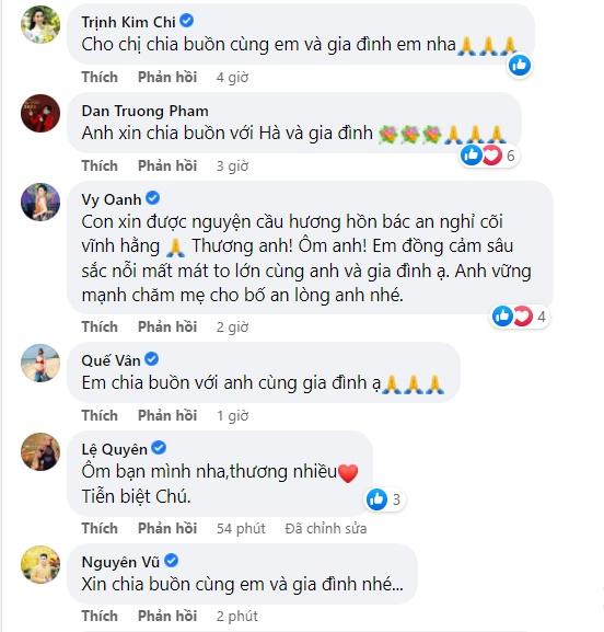 Dàn sao Việt chia buồn khi bố đẻ ca sĩ Quang Hà qua đời-3