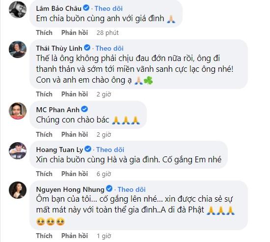 Dàn sao Việt chia buồn khi bố đẻ ca sĩ Quang Hà qua đời-6