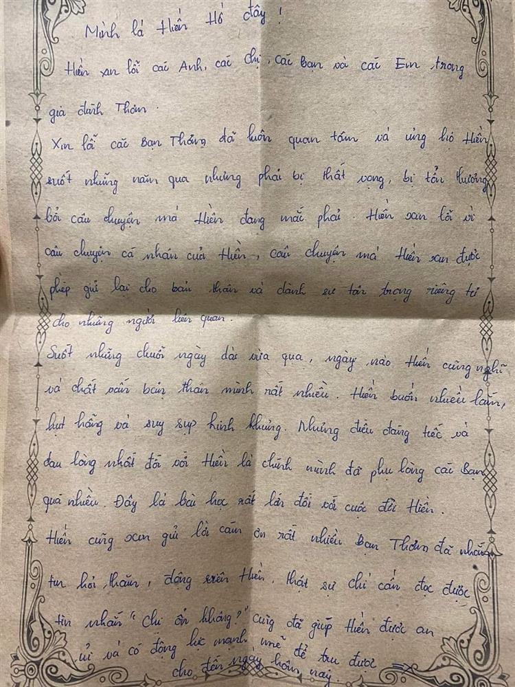 Hien Ho wrote a handwritten letter 2 gangs after the scandal brothers relied on-2