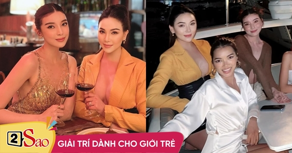 Quynh Thu shows off her chest to take the spotlight on Cao Thai Ha’s birthday