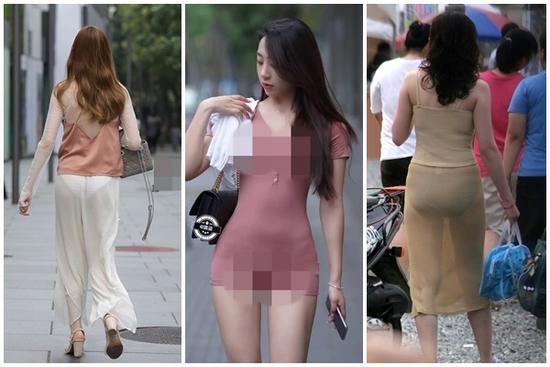 Thời trang mỏng dính phơi nội y phản cảm của chị em