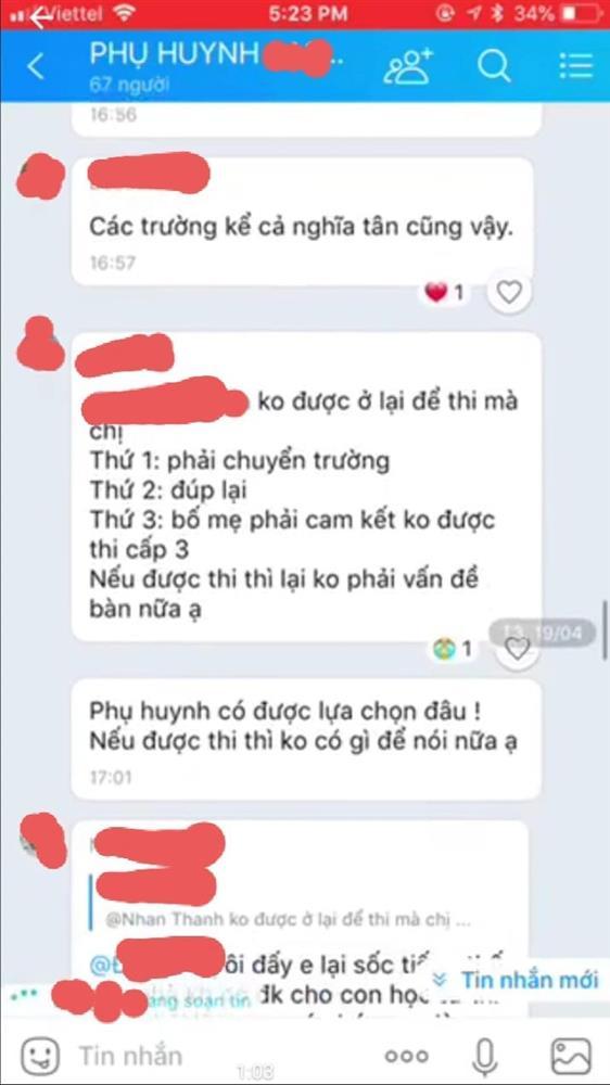 Trường, phòng GD&ĐT phủ nhận ép học sinh kém không thi lớp 10-2