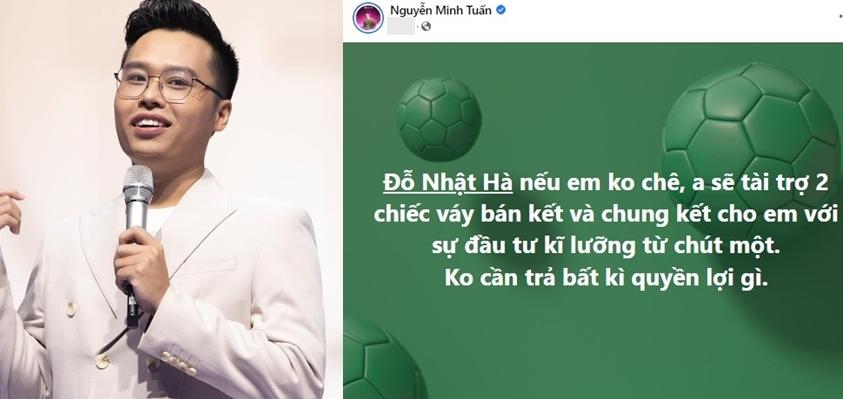 Nguyễn Minh Tuấn ngỏ ý tài trợ Đỗ Nhật Hà, Trang Trần chê thẳng-3