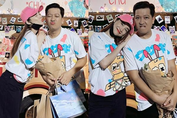 Nha Phuong celebrated Truong Giang’s birthday but was cursed