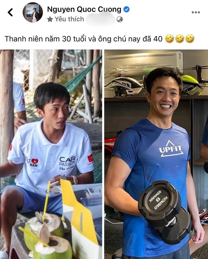 Cường Đô La khoe tập gym liền bị bà xã Đàm Thu Trang cà khịa-5