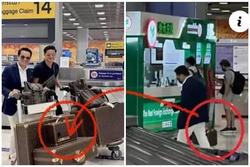 NTK Thái Công bị tung clip 'đi máy bay giá rẻ, tự tay xách vali'