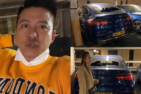 Tuấn Hưng bị trộm đập nát xe, khoắng sạch đồ khi đang ở Anh