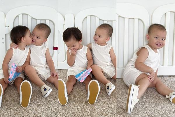 Biểu cảm trái ngược của 2 con Hồ Ngọc Hà ngày đầu tới trường-11