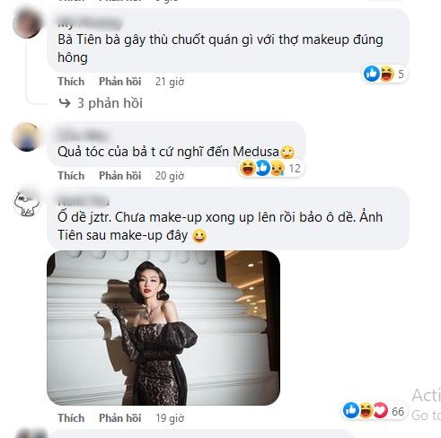 Miss Thuy Tien is old and bitter, continues to have a grudge against the make-up artist?-10