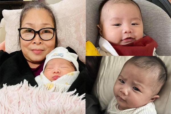 Melting the appearance of People’s Artist Hong Van’s 2-month-old grandson