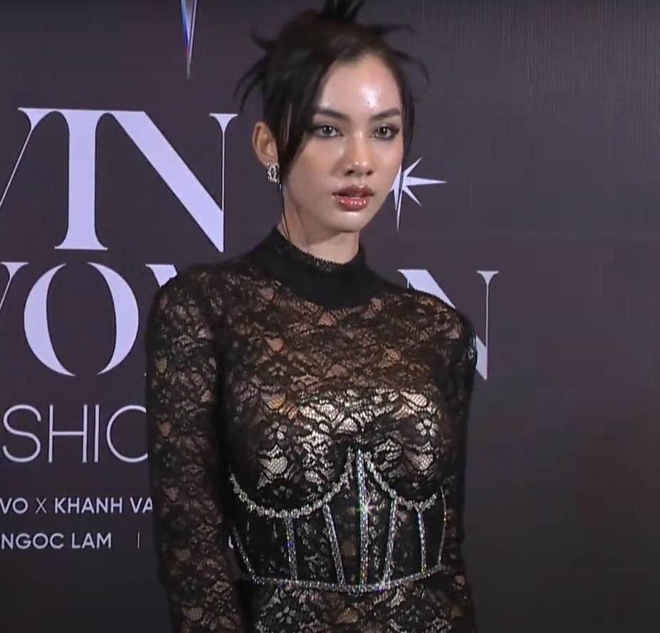 Cẩm Đan đẹp có tiếng vẫn thất thế sự kiện vì mặt chảo dầu-2