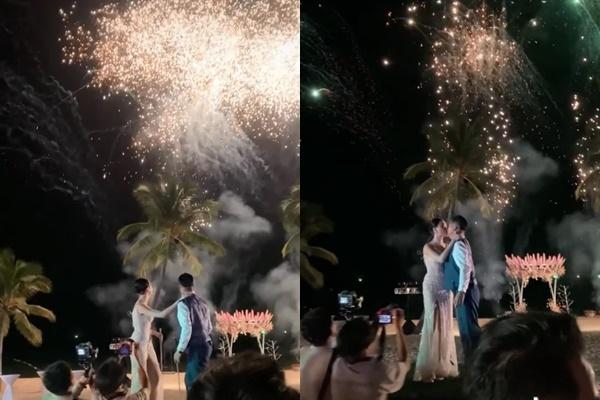 Đám cưới gây sốt với màn đánh golf bắn pháo hoa ở Phú Quốc-4
