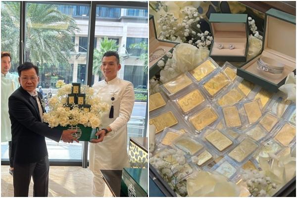 Cô dâu Phương Trinh Jolie mặc áo dài trắng để lộ bàn tay gân guốc-7