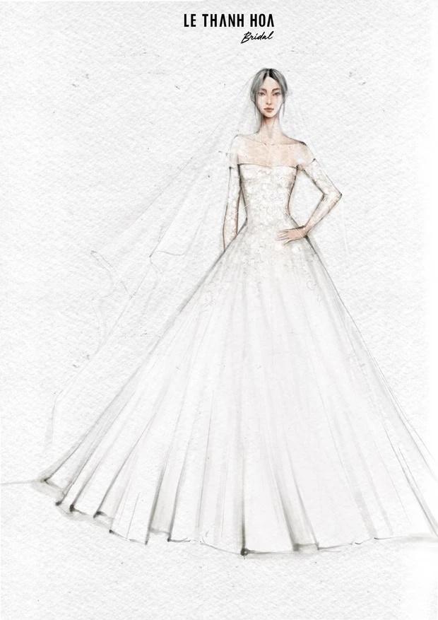 Hé lộ 3/11 chiếc váy cưới của Phương Trinh Jolie trong ngày trọng đại-5