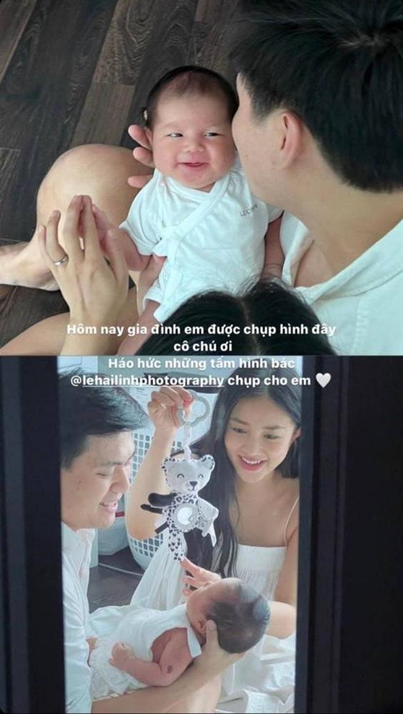 Salim cùng chồng thiếu gia đưa con gái mới sinh đi chụp ảnh-3