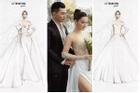 Hé lộ 3/11 chiếc váy cưới của Phương Trinh Jolie trong ngày trọng đại