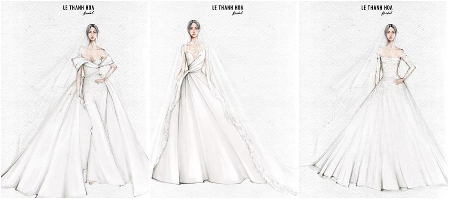 Phương Trinh Jolie hở gần trọn cơ thể trong váy cưới ren xuyên thấu-8