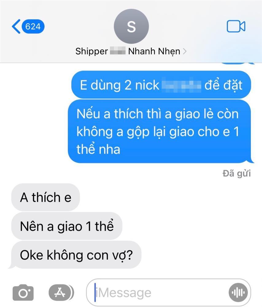 Khi shipper đi giao hàng vẫn không quên thả thính chọc cười khách-3