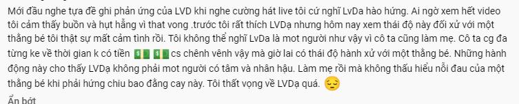 Lâm Vỹ Dạ ghét Hồ Văn Cường ra mặt, ủng hộ tất cả trừ Cường?-3