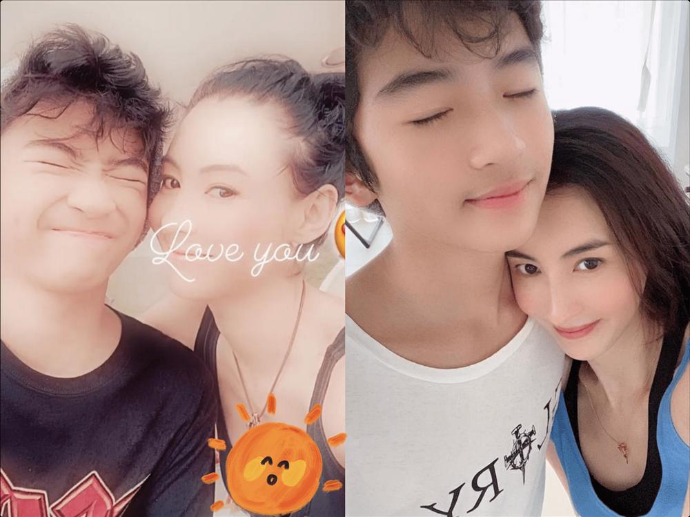 Trương Bá Chi bên cậu cả, khoe một điểm giống Tạ Đình Phong-2