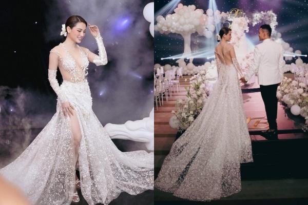 Xuất hiện con gái Phương Trinh Jolie lớn tướng, mặc váy cưới đôi với mẹ-6