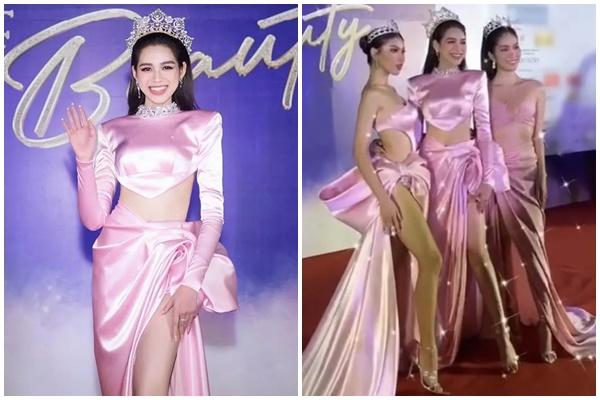 Diện đầm tối màu, Đỗ Thị Hà vẫn khiến cô dâu dè chừng-7