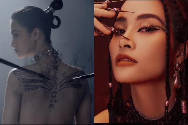 The tattoo on Dong Nhi's back in the new MV distorts history?-4