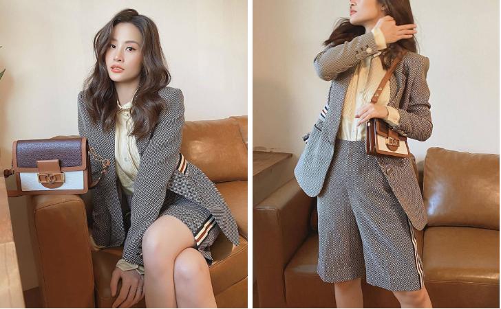 Học Minh Hằng, Lan Khuê mặc quần short vải ngắm mãi không chán-5