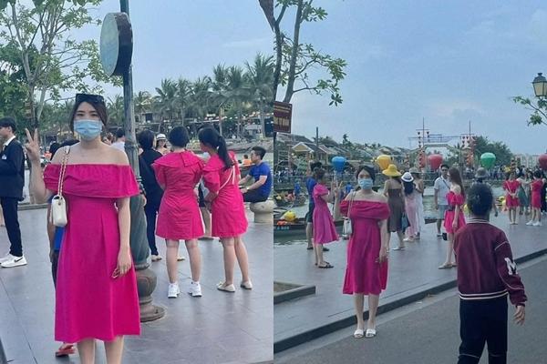 Sau váy hồng lại đến váy trễ vai nhìn đâu cũng choáng ở Hội An-10