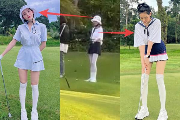 Stirring the clip Hien Ho appeared on the golf course this afternoon?
