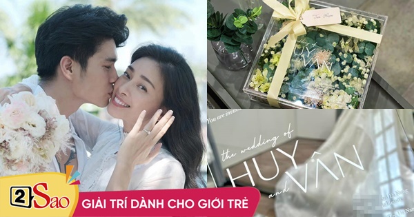Revealing Ngo Thanh Van’s unique wedding card, the time and place is clear