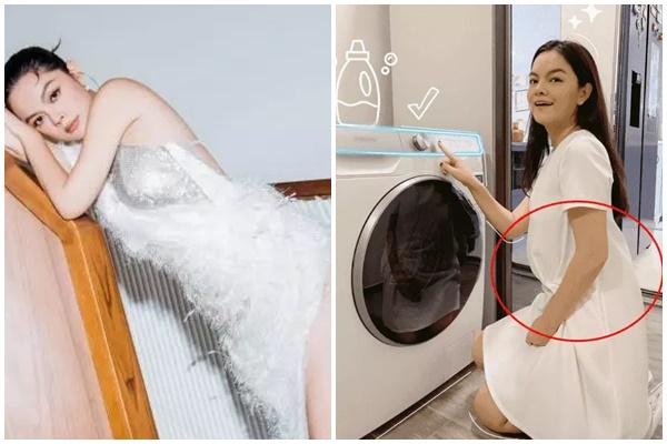 Phạm Quỳnh Anh tự tin khoe bụng bầu sau khi tình tứ tình trẻ-9